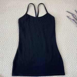Lululemon Size 4 Black Built in Bra Tank